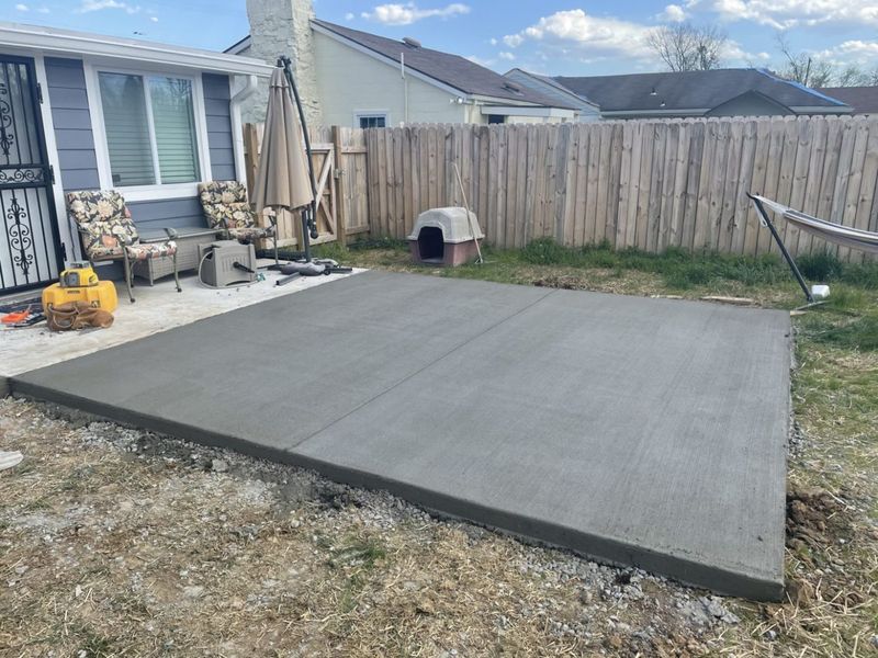 Concrete Patio - North Nashville, North Nashville, TN