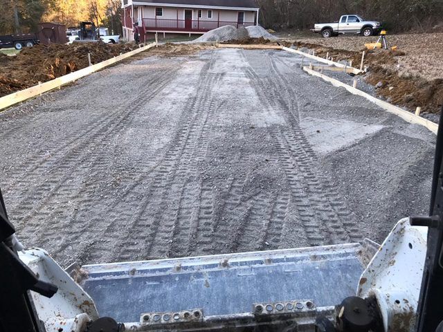 Concrete Parking Pad & Basketball Court - Columbia, TN, Columbia, TN