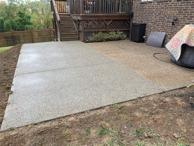 Residential Concrete Patio Extension - Franklin, TN, Franklin, TN