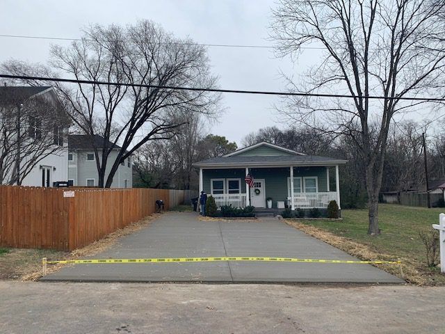 Residential Gravel Driveway Converted to Concrete Driveway - East Nashville, East Nashville, TN