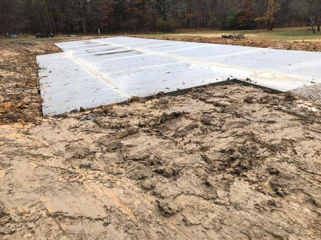 Concrete Parking Pad & Basketball Court - Columbia, TN, Columbia, TN