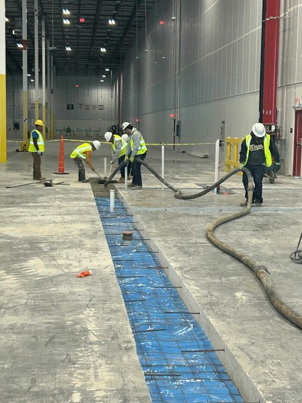 Concrete Trench Pourbacks for Plumbing, Antioch, TN